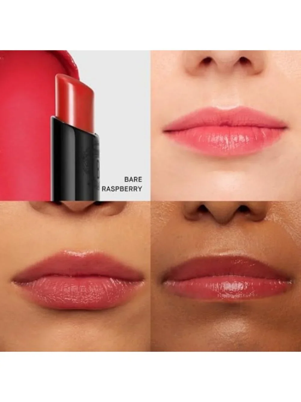 Hydrating Tinted Lip Balm | Plumping Peptide Treatment, Bare Raspberry, 0.08 oz
